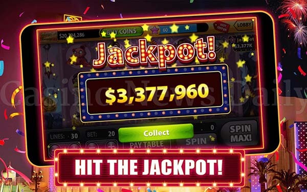 Progressieve jackpot gewonnen