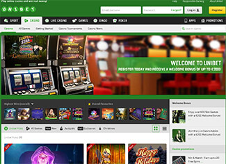Unibet Casino screenshot