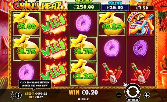 Chilli Heat bij Magic Red