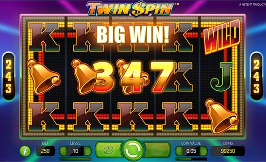 Twin Spin bij Omnislots