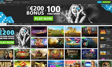 Play Club casino voorpagina