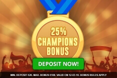 Champions Bonus alleen vandaag bij Nedbet